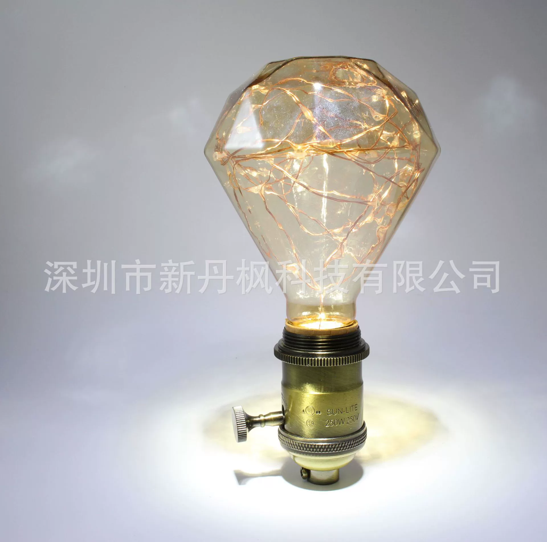 LED copper creative bulb, factory direct supply, 1W