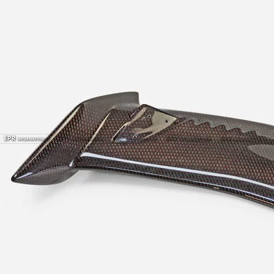 Suitable for Honda Type R Fl5 Carbon Fiber Modification Parts Modulo Dry Carbon Rear Wing Rear Spoiler Fixed Wing (Fixed wind wing) - red-black-dry-carbon