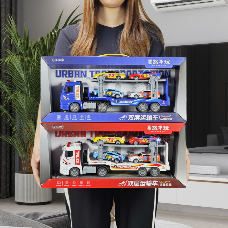 Children's inertial engineering vehicle model toys play house inertial sanitation vehicle toys suit kindergarten manufacturers wholesale