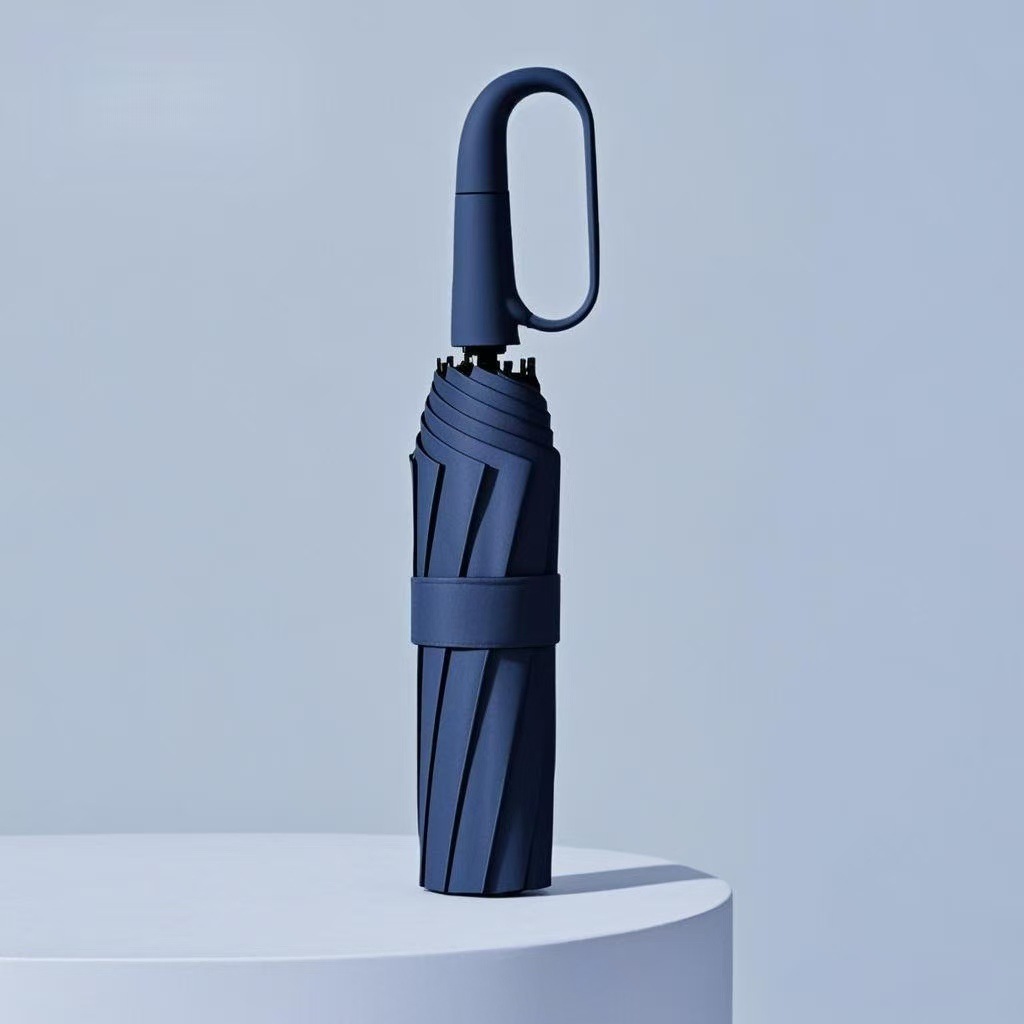 Paraguas grande totalmente automático para hombre, reforzado, doble uso para sol y lluvia, protección solar, paraguas plegable, venta al por mayor personalizada image 20