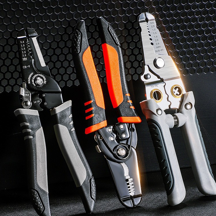 剥线钳电工工具多功能钳子接线拨线钳万用电线电缆剪刀压线钳