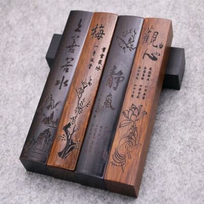 Ballast student adult solid wood Paperweight Paperweight Four Treasures wholesale 15cm18cm30cm Cross border