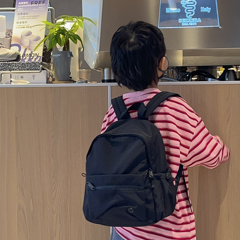 2025 nueva mochila infantil mochila de nylon para niños moda ligera ocio tendencia jardín de infantes mochila para padres e hijos