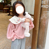 Wawa Shan girls T-shirt 2023 Spring new pattern children Fashionable Little Bear jacket baby Long sleeve clothes 22013