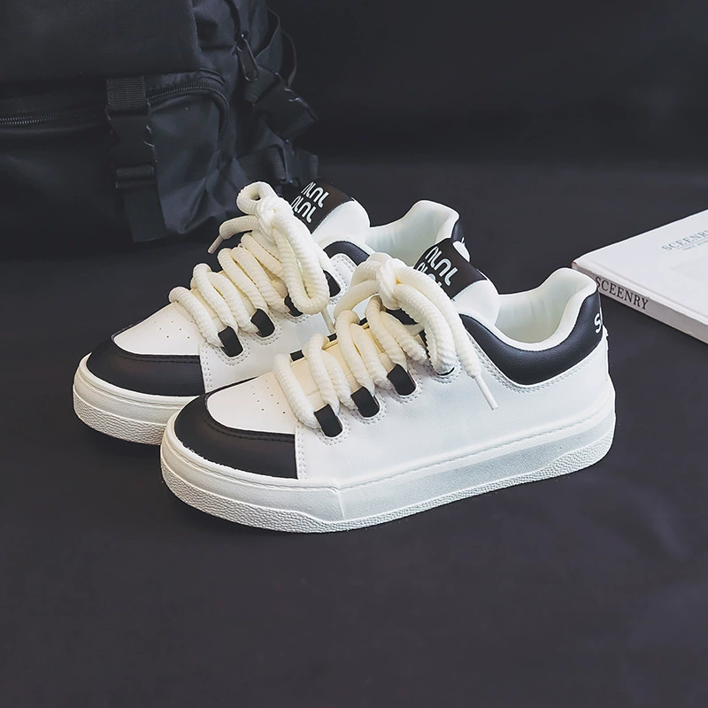 2023 весна и осень новые студенческие повседневные Ретро Красные туфли Forrest Gump женская обувь для досок в стиле Харадзюку С нишевым дизайном H1092