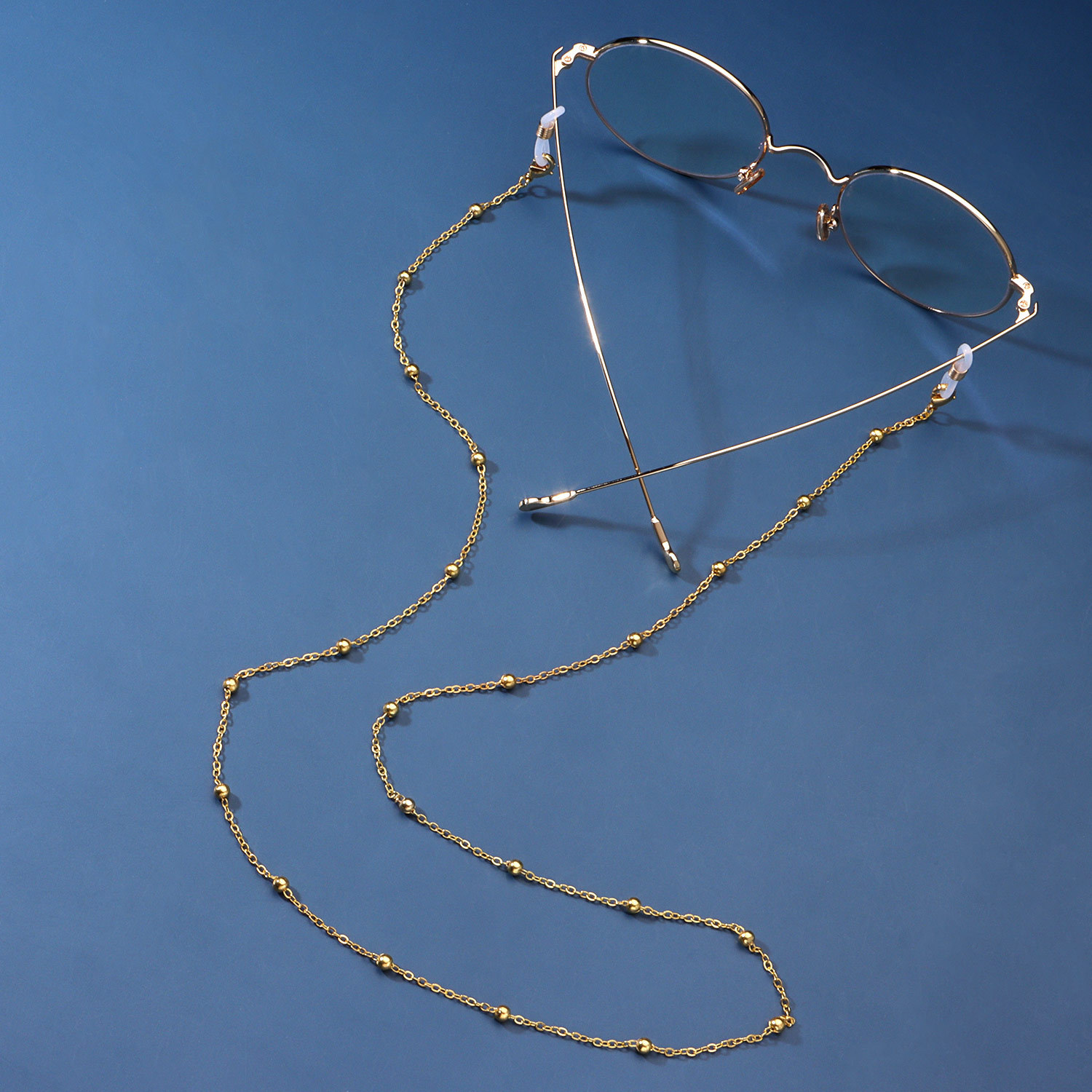 11g Weight Glasses Chain Classification Daily Occasion Alloy Material Geometric Pattern Women's Gender Simple Style Style Simple Style Geometric Alloy Women's Glasses Chain 1