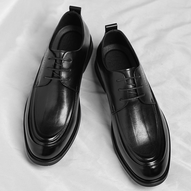 Herren Businessschuhe Aus Echtleder Derby Lederschuhe Formell_voghion.com