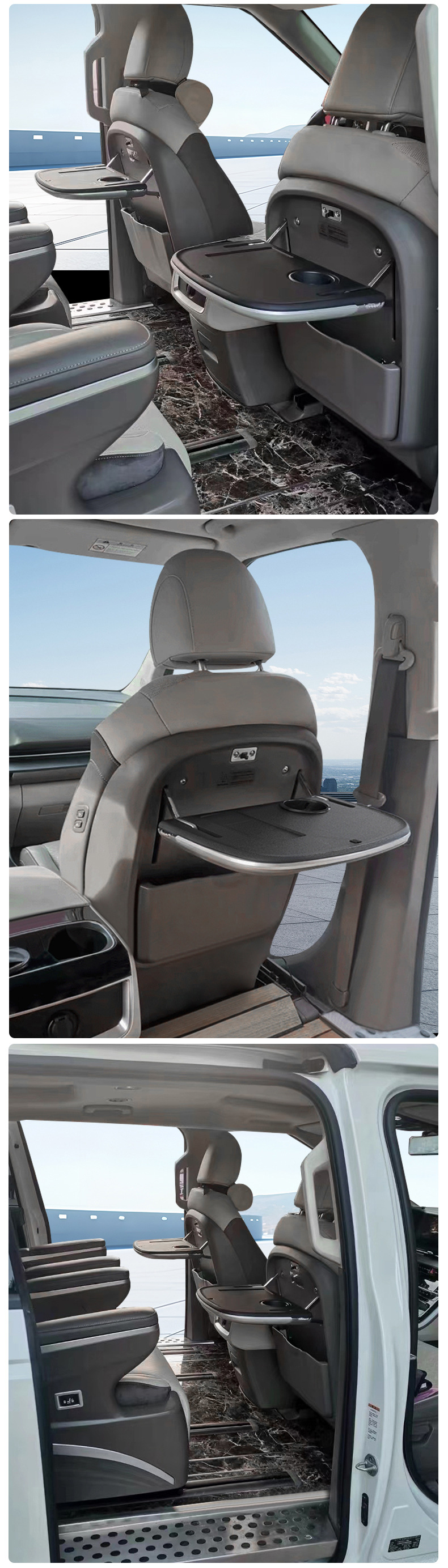 Factory Direct Sales Suitable for Kiacarnival Car Modification Accessories Car Foldableing Kia Carnival Small Table