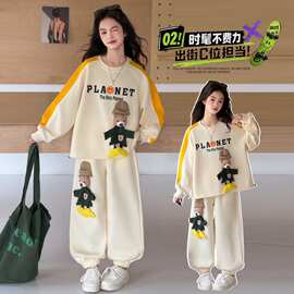 套装个性春秋卡通动漫女童
