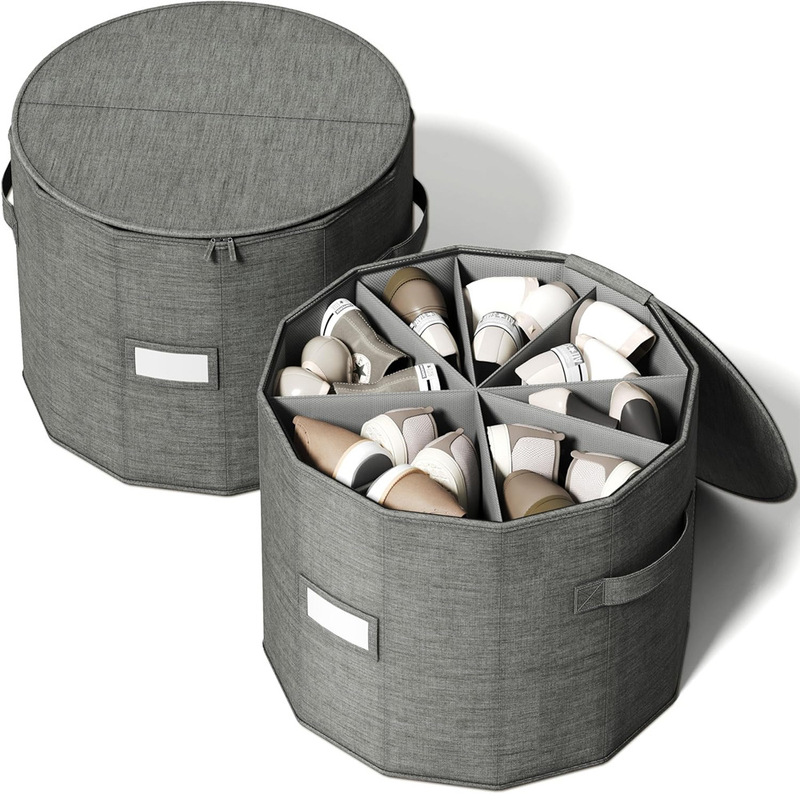 衣柜鞋收纳架中号鞋收纳盒鞋位便携式鞋盒多功能搭配Shoe storage|undefined