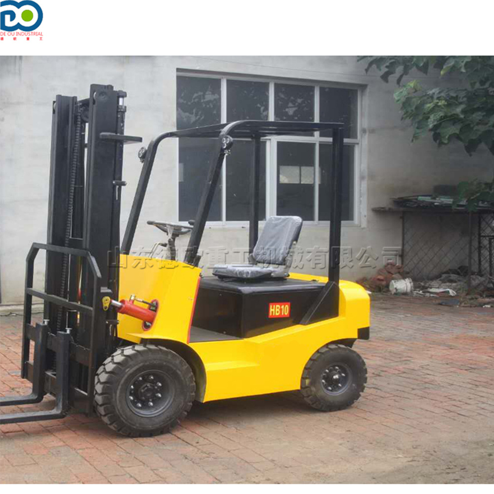 小型仓库电动叉车 建筑工地2吨3米叉车 座驾式货运物流站货叉