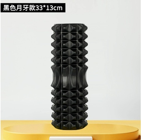泡沫轴实心狼牙棒月牙款瑜伽柱专业瘦腿神器滚轴肌肉放松健身器材|undefined