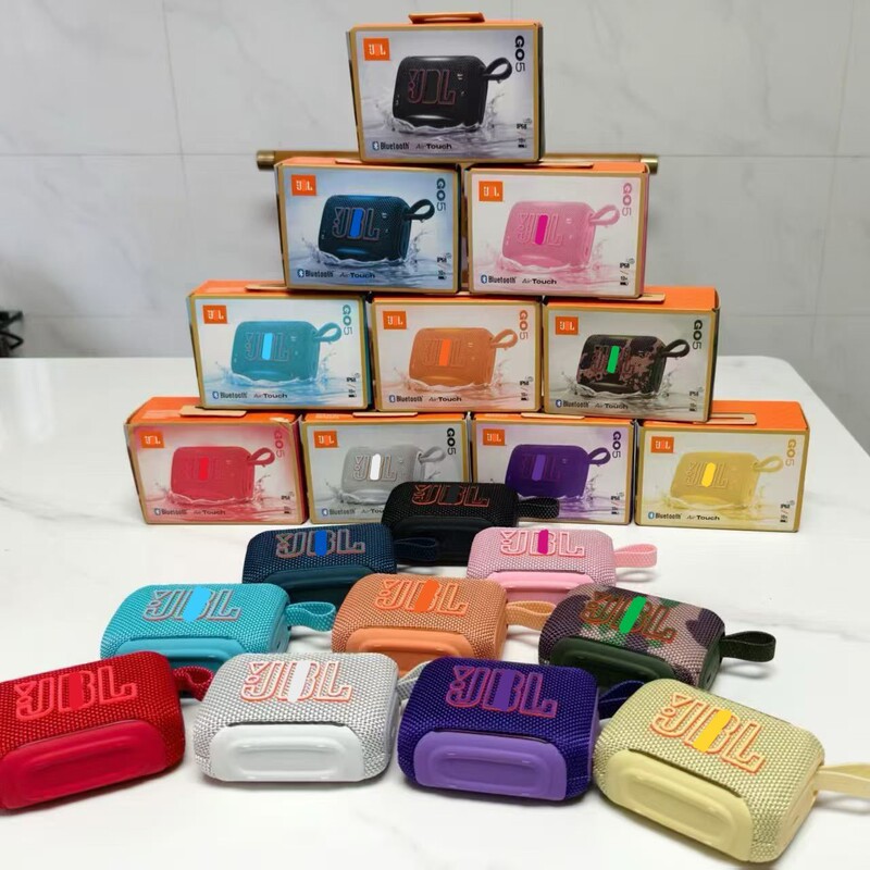 Cross-border new product GO5 audio music golden brick fifth generation Bluetooth outdoor portable waterproof speaker with lighting ambiance