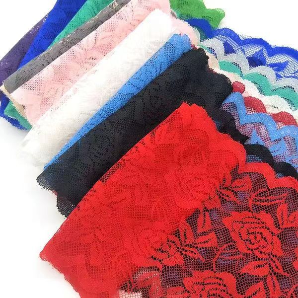 15cm de ancho rosa encaje accesorios de ropa interior multicolor opcional diy prenda de punto accesorios de prenda lotes