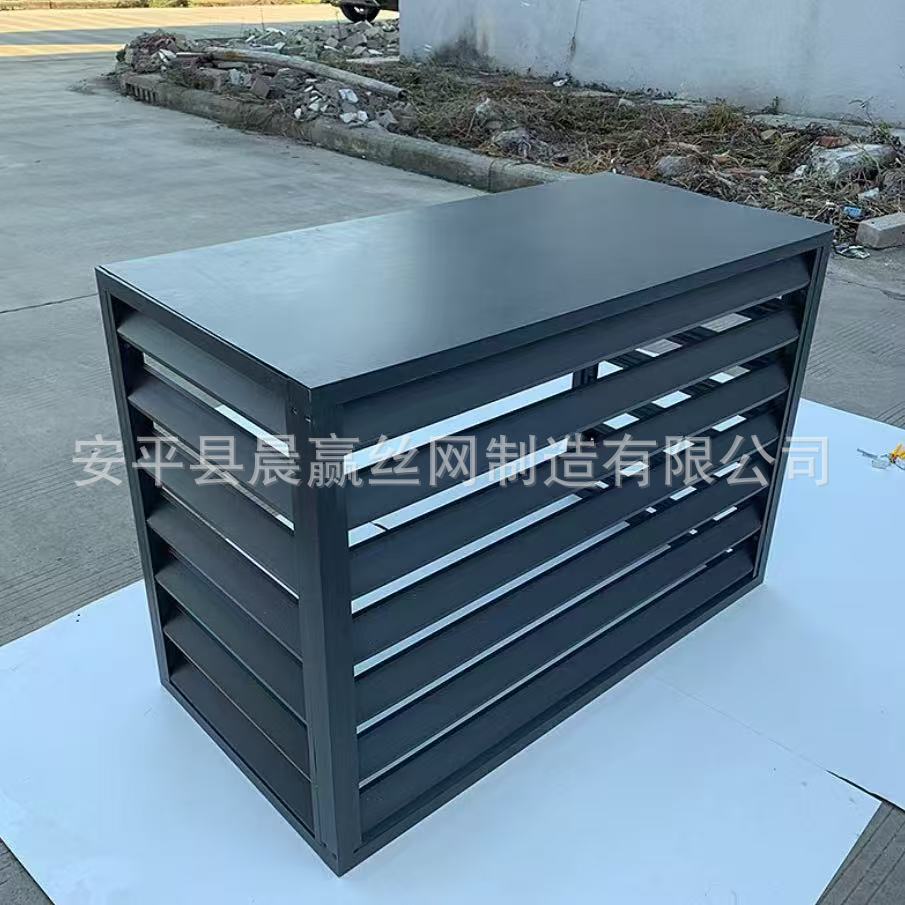 铝合金外墙装饰防雨百叶 固定回风百叶排风口格栅外墙