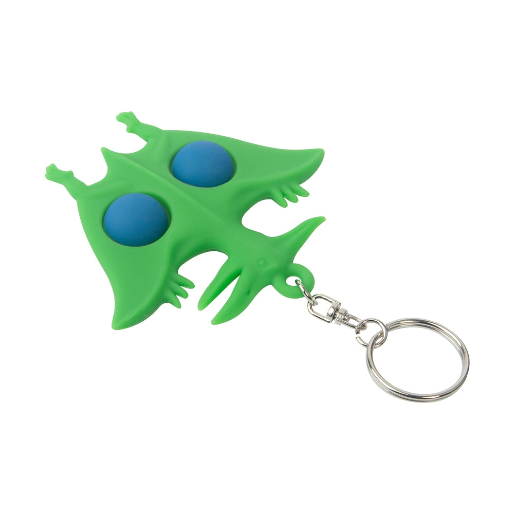 Smart toy, silicone keychain, toy car, car keys, backpack, accessory, pterosaur, anti-stress