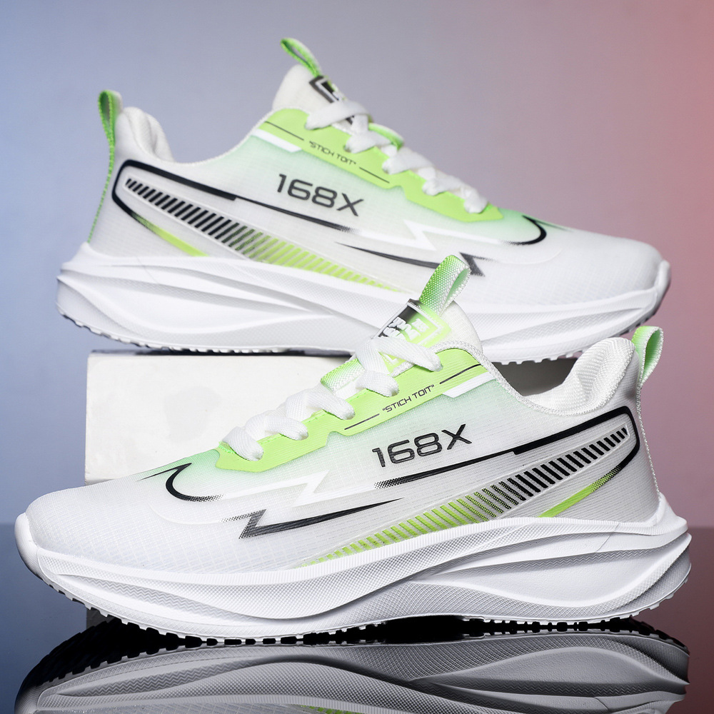 White and green