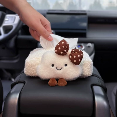 Car tissue box/set: Box Tissue Holder, Seat-Mounted Car