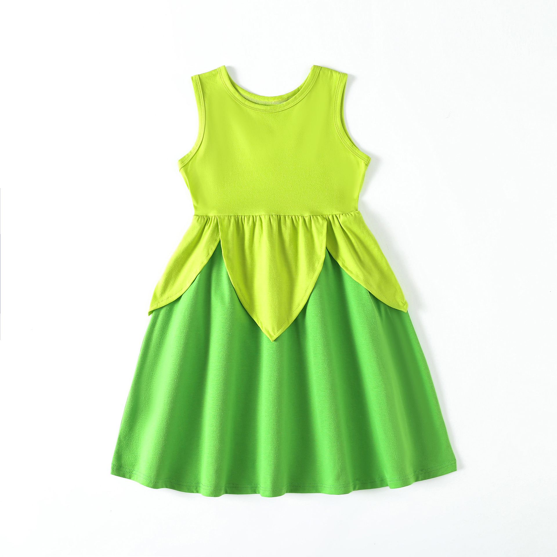 Vestido de Princesa para Niña, Diseño de Sirena con Estilo Ailina Mickey - Ropa Infantil de Comercio Exterior