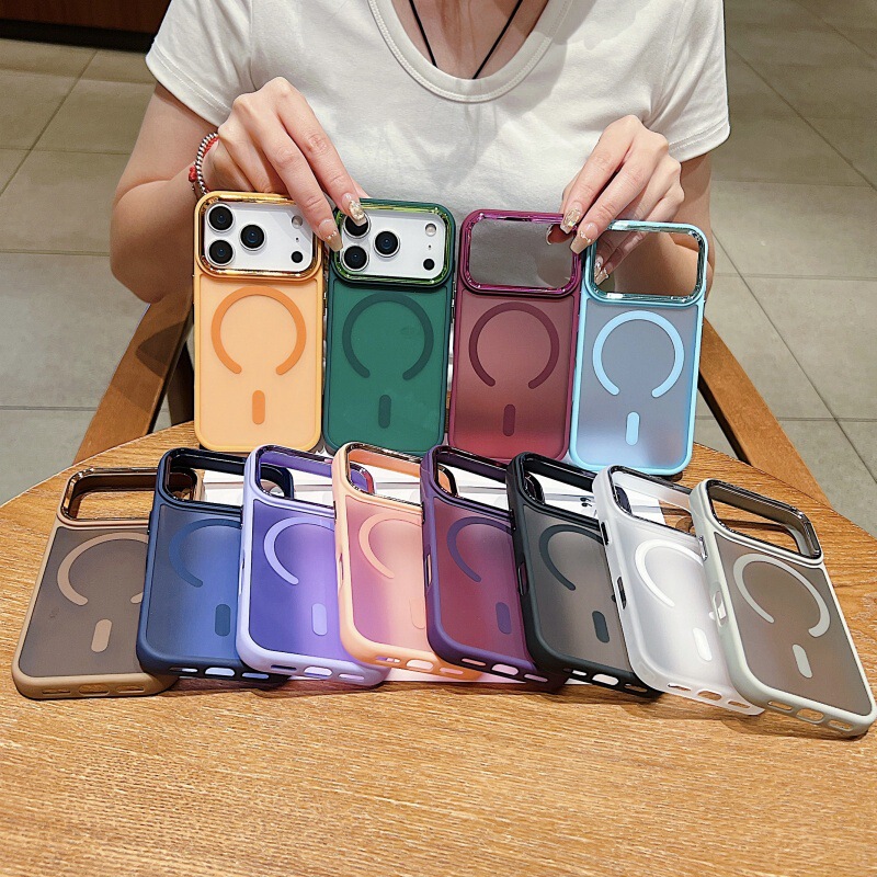 Apple 1716ProMax 磁気吸着15携帯電話ケース、肌触りの良いマット仕上げ、14フルカバー、13電気メッキ、指紋防止に適しています。|undefined