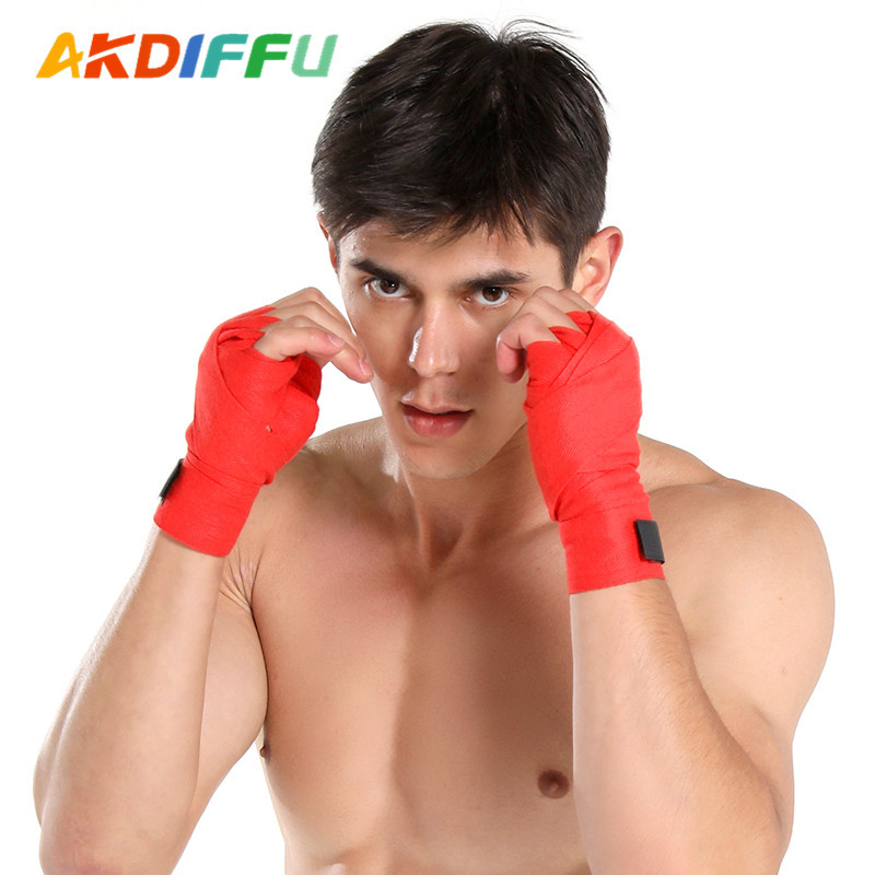 Banda de mano Sanda vendaje de boxeo banda de mano absorbente de sudor protector de mano guantes de boxeo elásticos vendaje Vendaje deportivo vendaje protector de dedo vendaje