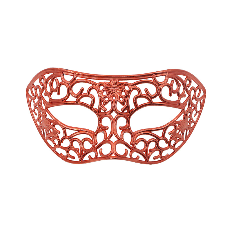 Venta caliente transfronteriza galvanoplastia calada Carnaval de Halloween multicolor de media cara Los hombres admiten máscara de fiesta máscara de bar