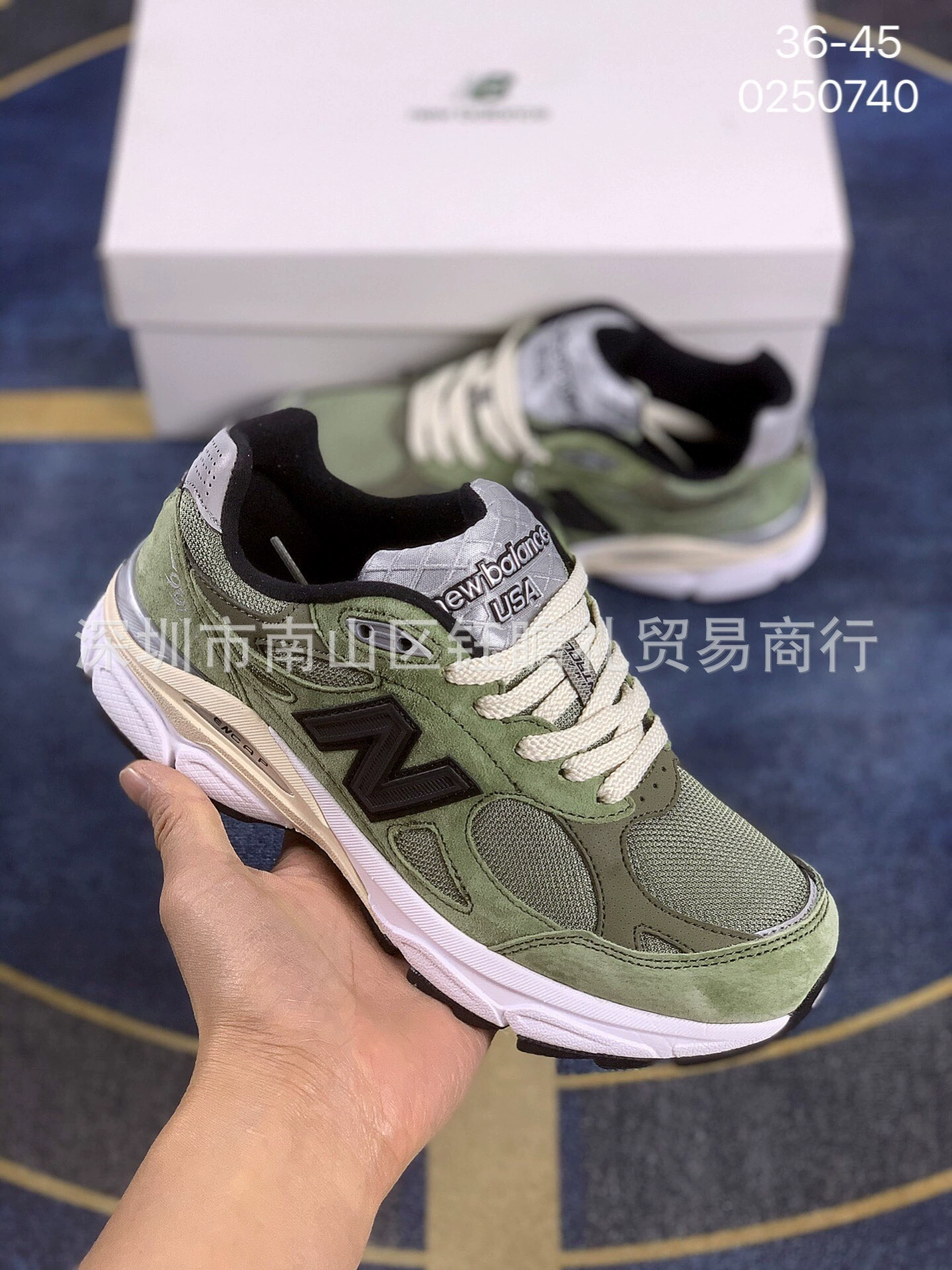 Кроссовки (New Balance) повседневные из сетки и замши, легкие, размеры 36–45