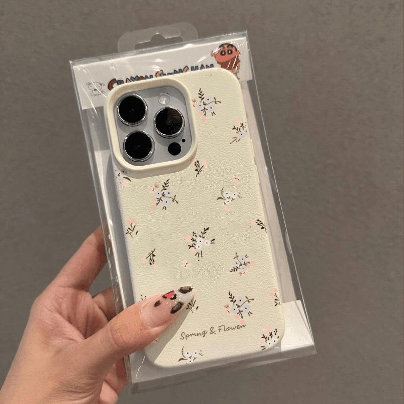 Japanese-Style Small Floral Pattern Suitable for Apple 17Plus Phone Case Iphone16Plus Soft Case 14 Niche 13 Fresh Style