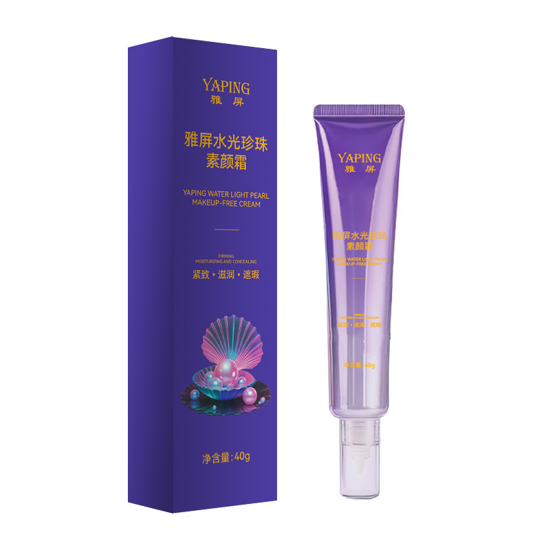 YaPing agua perla crema de piel simple crema perezosa firme textura hidratada blanqueador natural refrescante no seco fabricante