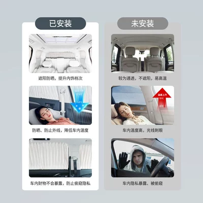 UV protection, and privacy — Car curtains