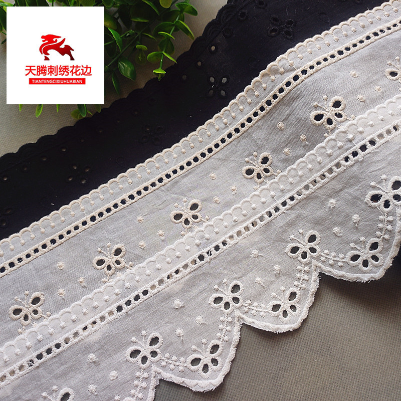 A2223338棉布花边布料天腾批发服装服饰家纺辅料宽8.5厘米