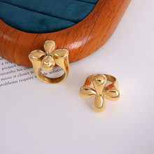 ��ʽ�¿�ʱ�и������������ָ�Ѹֶ�18K���ɫ����ָ����ƷŮ