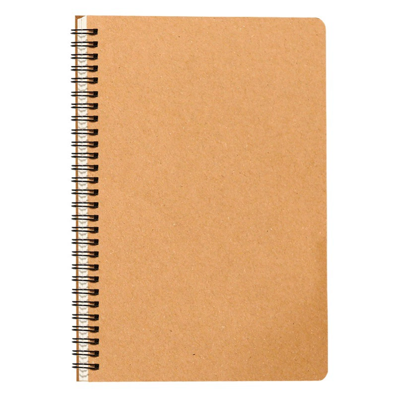 A5 крафт-бумага Блокнот B5 катушка дизайн книги печатный логотип набор мягкая копия блокнот в наличии