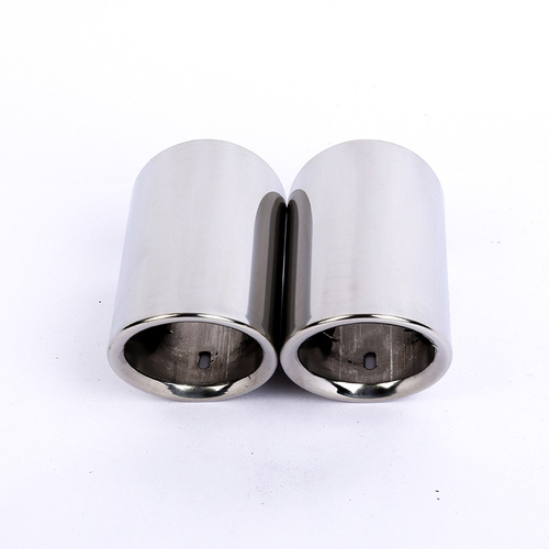 Cross-border quality stainless steel tail throat suitable for Audi A4LA6LA1A3A5Q7 car modified exhaust silencer