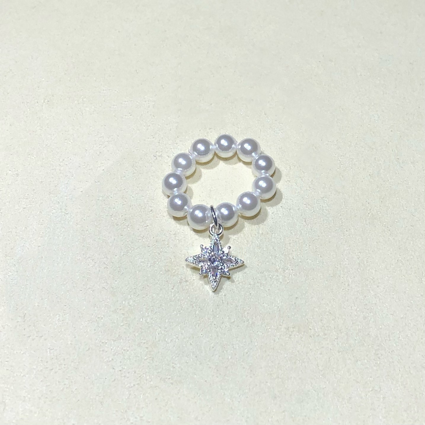 14K Gold-Filled High Color Retention Crystal DIY Accessories Four-Pointed Star Pendant Zircon Chain Bead Bracelet Handmade Beads