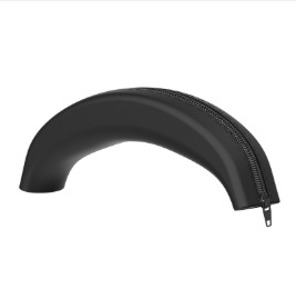 Funda de silicona negra para diadema (con cremallera y lavable)