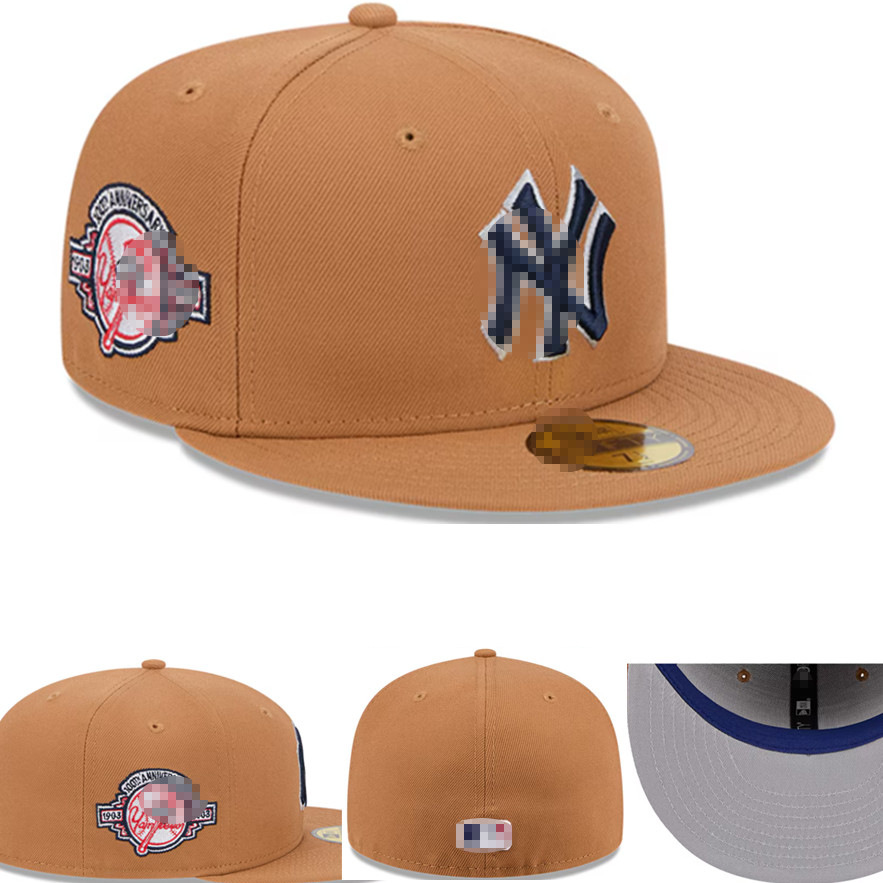 Sombrero de clase AA de alta calidad nueva gorra cerrada MLB gorra de béisbol para hombres y mujeres gorro bordado protector solar para exteriores
