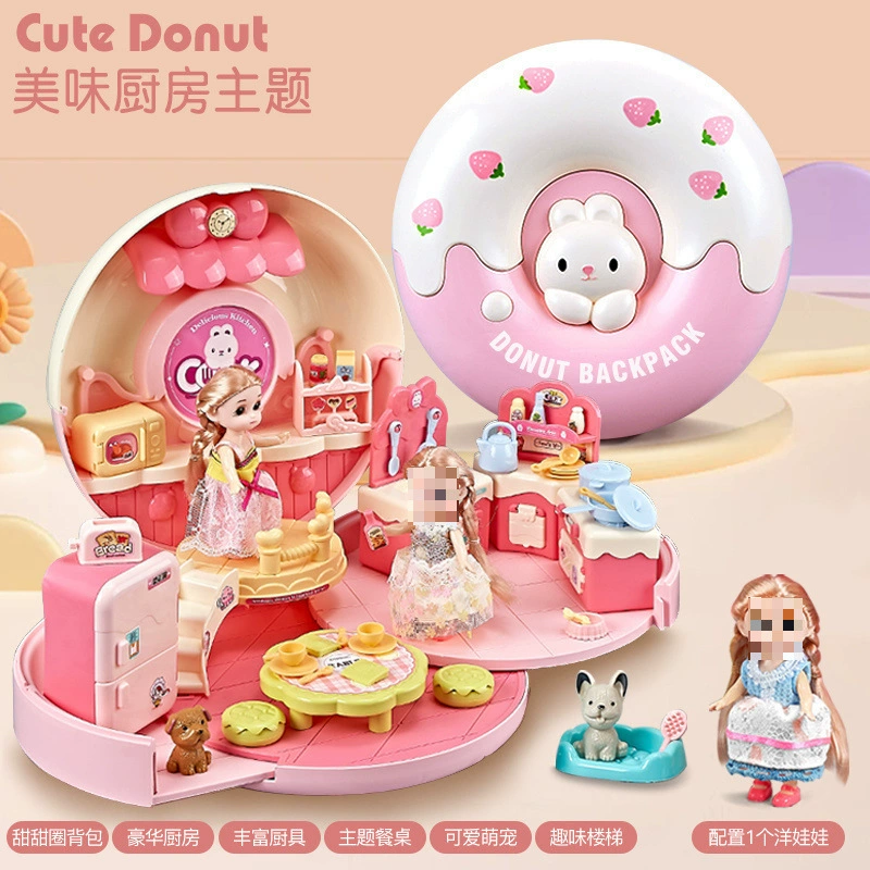 Семейная игрушка, домик для кукол принцессы, детский замок, новая коллекция, подарок на день рождения