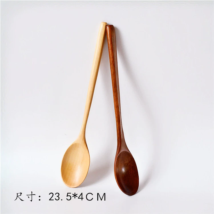 Travel Wooden Spoon & Chopsticks Set, Handcrafted Lacquerware, 23.5×4 cm, Portable Gift