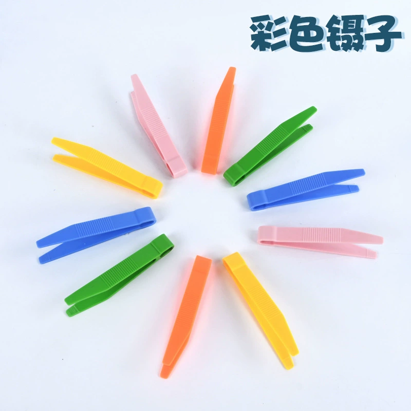 Детский зажим для приключений на открытом воздухе, красочный пластиковый пинцет, зажим для обучающих игрушек для малышей, просветительская ловушка для насекомых