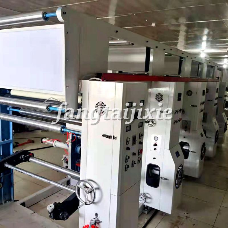 塑料薄膜 纸张全自动铜版印刷机无轴装版四色凹版印刷机器设备