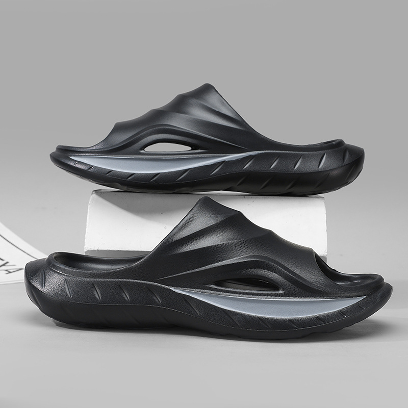 Sandali da casa di nuovo stile, leggeri e versatili per l'esterno, di alta qualità, sportivi e casual, resistenti all'usura, antiscivolo, con suola morbida._voghion.com
