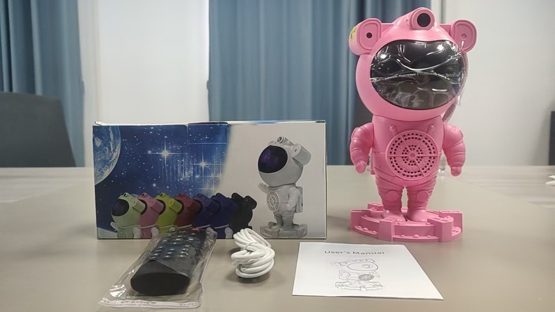 Amazon クロスボーダー Bluetooth 宇宙飛行士星雲ランプ夢のような星空ランプ寝室の睡眠雰囲気宇宙飛行士ナイトライト|undefined