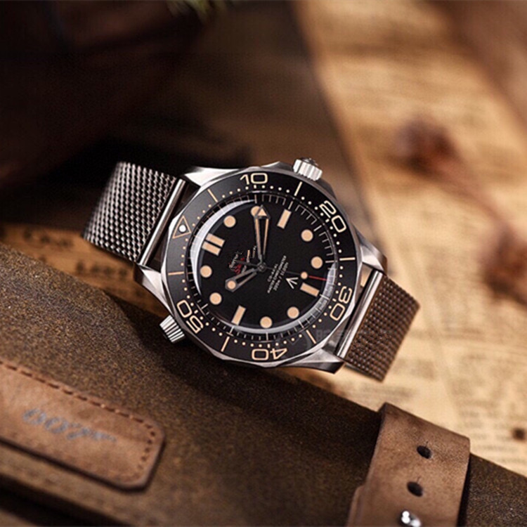 Oujia VS007 No Time to Die Bond Haima OR300 Series Automatic Mechanical Watch Luminous Dive Men's Water Meter