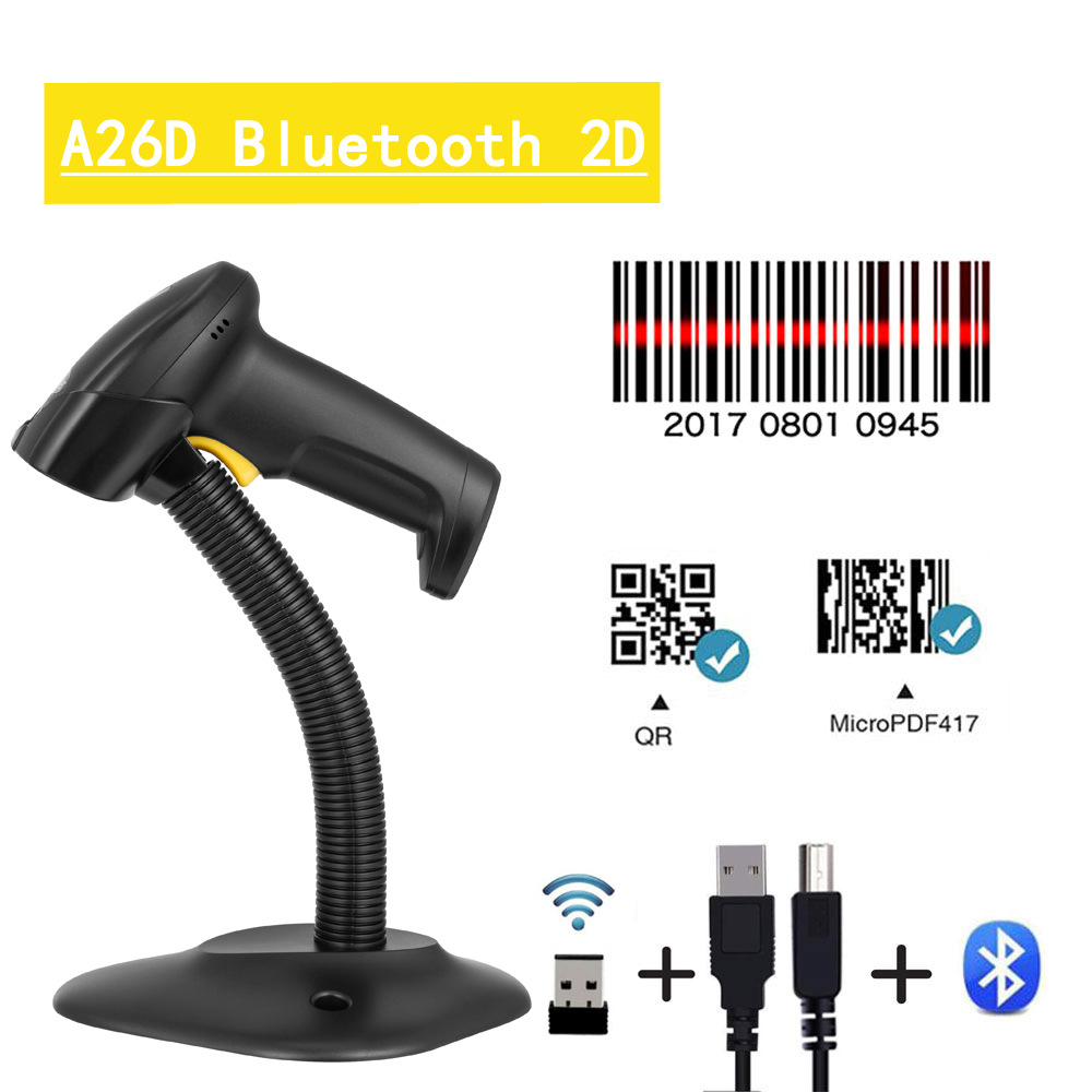 A26D-B Bluetooth 2D with bracket (supports one-dimensional)