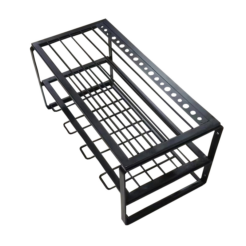 铁艺手电钻螺丝刀工具架 壁挂式充电钻收纳架 车库工具储物置物架