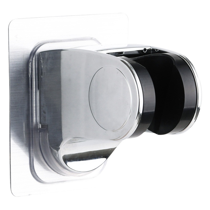 Punch-free shower bracket adjustable shower head fixed base bathroom shower head space aluminum shelf