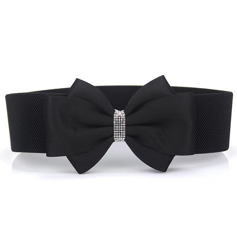 Cotton waist belt with bow, universal dress, elastic down jacket, direct factory sales