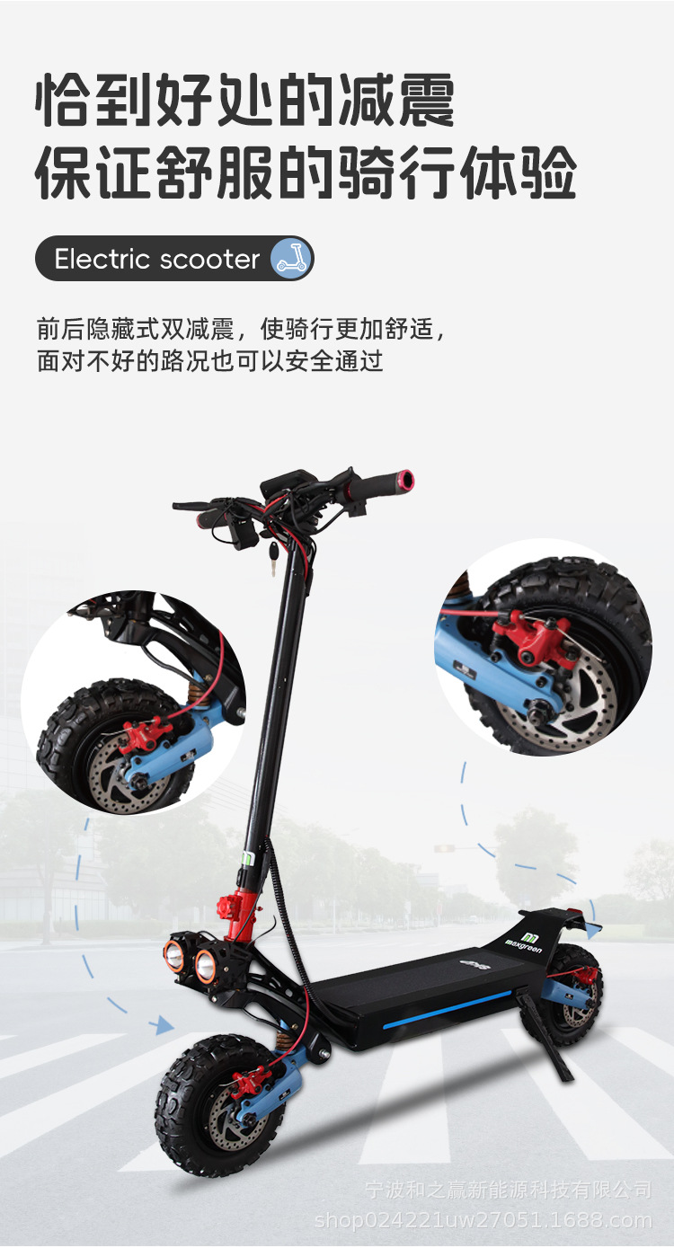 Factory Outlet 10inch High Speed High Power Foldable Electric Scooter