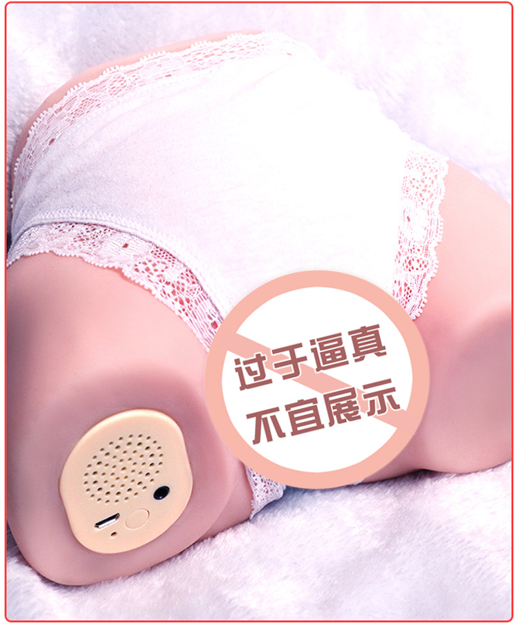 Jiuai Male Masturbation Device TPE Inverted Mold Manual Control Flesh Color — detail image 16